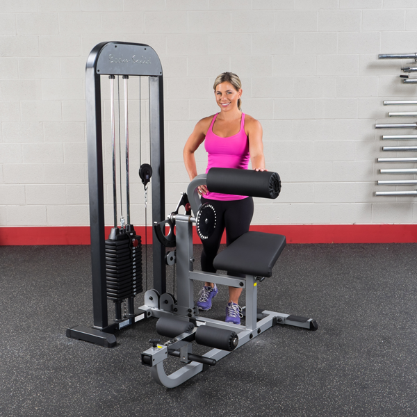 Body Solid Pro Select Ab And Back Selectorized 210Lb Stack - Gcab-Stk Fitness