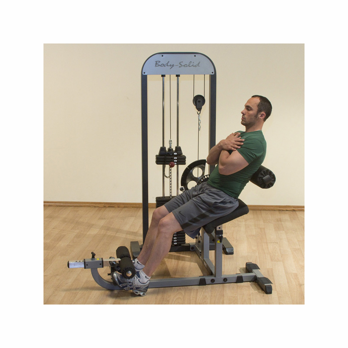 Body Solid Pro Select Ab And Back Selectorized 210Lb Stack - Gcab-Stk Fitness