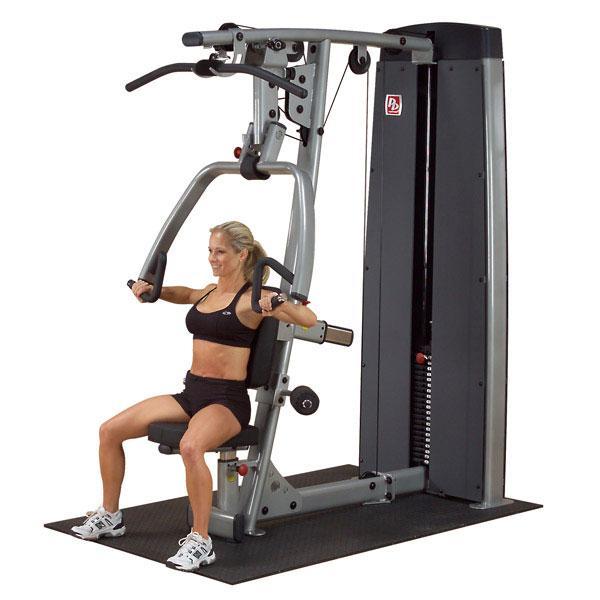 Body Solid Produal Press Arm Lat Machine With 210Lb. Stack - Dpls-Sf Exercise Equipment