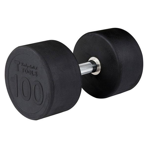 Body Solid Round Rubber Dumbbells 5-100 lbs - SDP