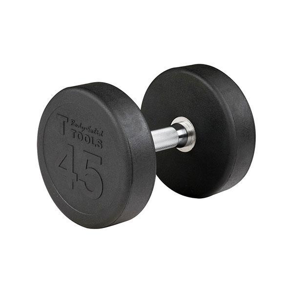 Body Solid Round Rubber Dumbbells 5-100 lbs - SDP