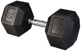 Body Solid Rubber Coated Hex Dumbbells 3-120 lbs. - SDR