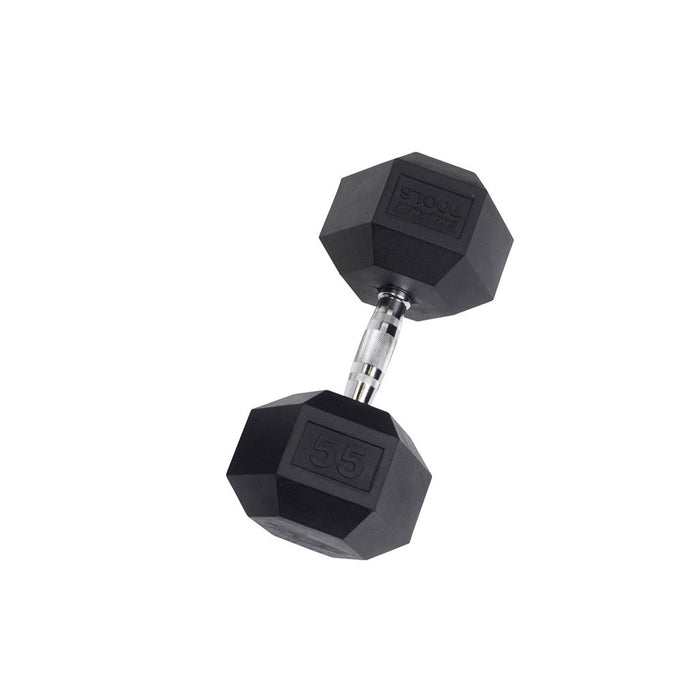 Body Solid Rubber Coated Hex Dumbbells 3-120 lbs. - SDR