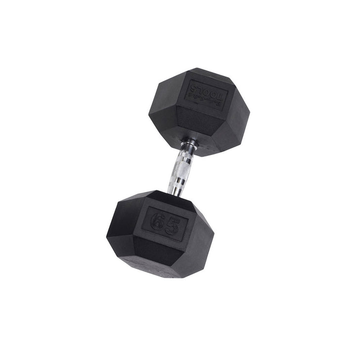 Body Solid Rubber Coated Hex Dumbbells 3-120 lbs. - SDR