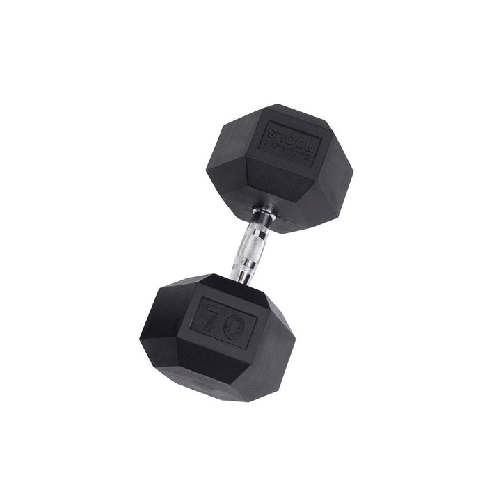 Body Solid Rubber Coated Hex Dumbbells 3-120 lbs. - SDR