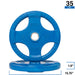 Body Solid Rubber Grip Colored Olympic Plate Set — feature highlight