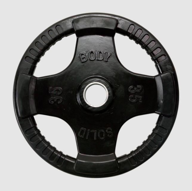 Body Solid Rubber Grip Olympic Plate 455Lbs Weight Set - Orst455 Plates