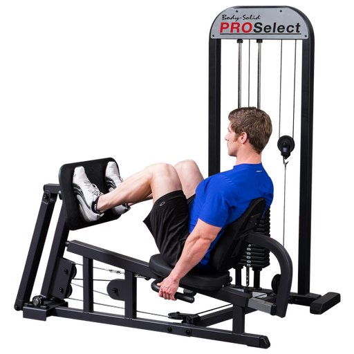 Body Solid Seated Leg Press Machine - Glp-Stk 210Lb Stack Exercise Equipment