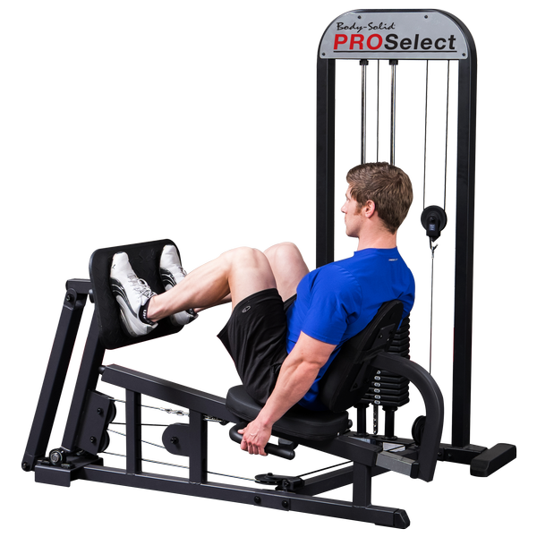 Body Solid Seated Leg Press Machine - Glp-Stk 210Lb Stack Exercise Equipment