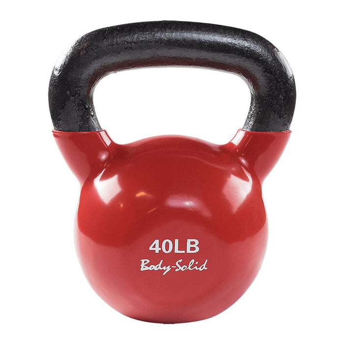 Body Solid Vinyl Dipped Kettlebells and Sets, from 5 to 50 lb. - KBV