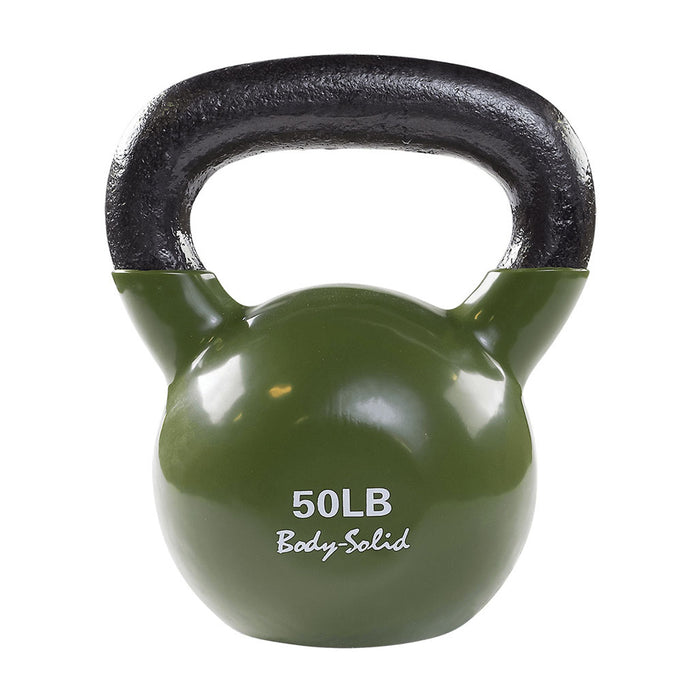 Body Solid Vinyl Dipped Kettlebells and Sets, from 5 to 50 lb. - KBV