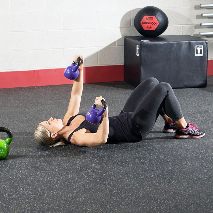 Body Solid Vinyl Dipped Kettlebells and Sets, from 5 to 50 lb. - KBV