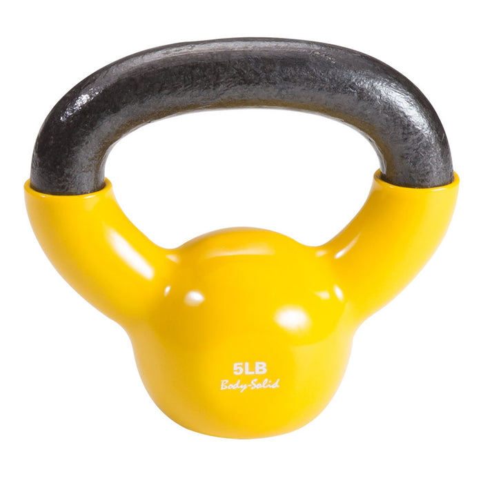 Body Solid Vinyl Dipped Kettlebells and Sets, from 5 to 50 lb. - KBV