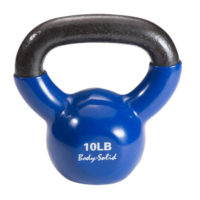 Body Solid Vinyl Dipped Kettlebells and Sets, from 5 to 50 lb. - KBV