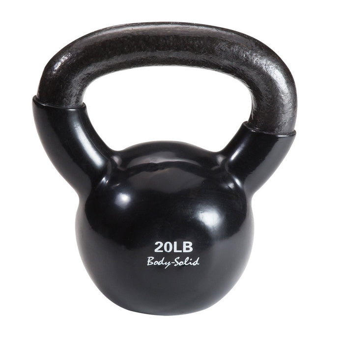 Body Solid Vinyl Dipped Kettlebells and Sets, from 5 to 50 lb. - KBV