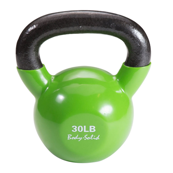 Body Solid Vinyl Dipped Kettlebells and Sets, from 5 to 50 lb. - KBV