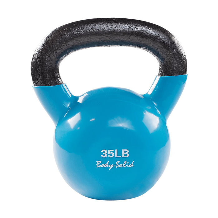 Body Solid Vinyl Dipped Kettlebells and Sets, from 5 to 50 lb. - KBV