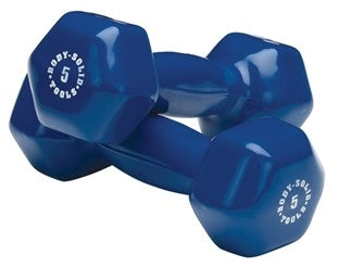 Body Solid Vinyl Dumbbells 1-15 lb. - BSTVD