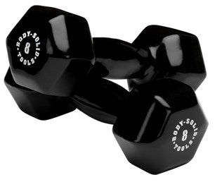 Body Solid Vinyl Dumbbells 1-15 lb. - BSTVD