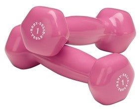 Body Solid Vinyl Dumbbells 1-15 lb. - BSTVD