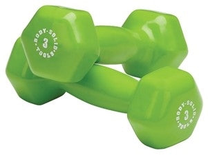 Body Solid Vinyl Dumbbells 1-15 lb. - BSTVD