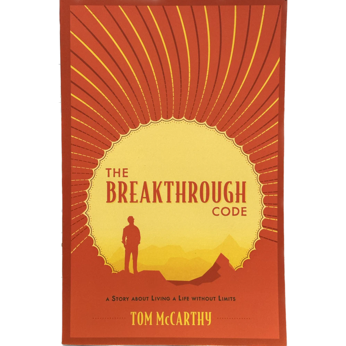 The Breakthrough Code by Tom McCarthy book cover