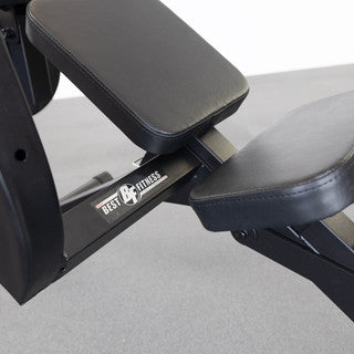 Body Solid Best Fitness Semi-Recumbent AB Bench - BFAB20B — belt and deck