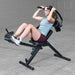Body Solid Best Fitness Semi-Recumbent AB Bench - BFAB20B — console and display