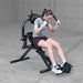 Body Solid Best Fitness Semi-Recumbent AB Bench - BFAB20B — side profile