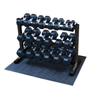 Body Solid Best Fitness Dumbbell Rack - BFDR10B — weight load capacity