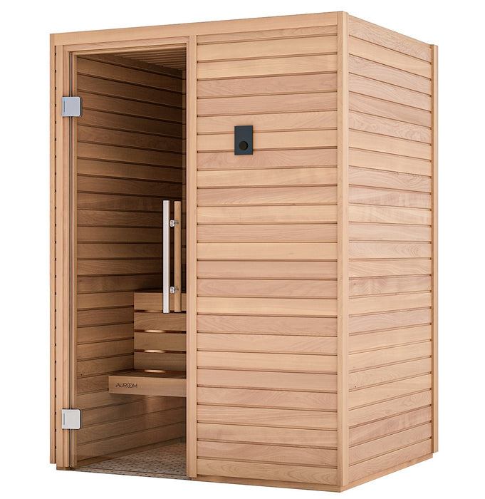Auroom Cala Wood DIY, Thermo-Aspen, Indoor Sauna Kit, Up to 2 Persons