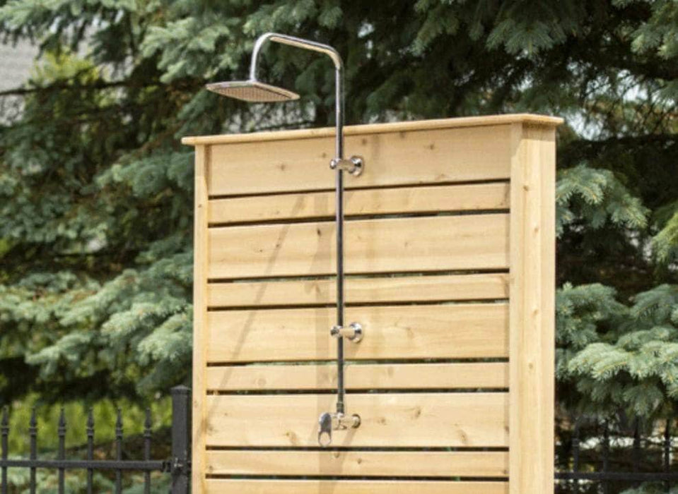 Dundalk Economy Canadian Timber Savannah Standing Outdoor Shower CTC205 - PrimeFair