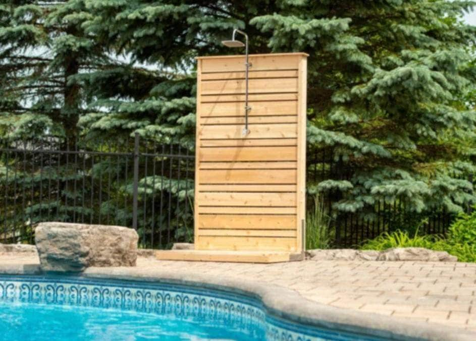 Dundalk Economy Canadian Timber Savannah Standing Outdoor Shower CTC205 - PrimeFair