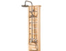 Dundalk Premium White Cedar Outdoor Sierra Pillar Shower CTC105 - PrimeFair