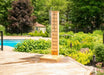 Dundalk Premium White Cedar Outdoor Sierra Pillar Shower CTC105 - PrimeFair