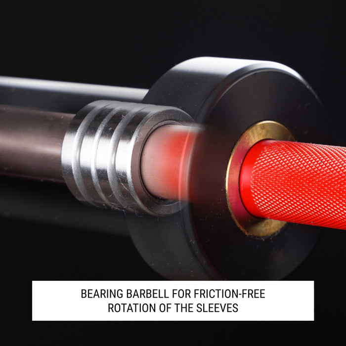 XMARK Catahoula IWF Men’s Training Bar, 190,000 PSI, 28mm Grip, US Cerakote — side profile