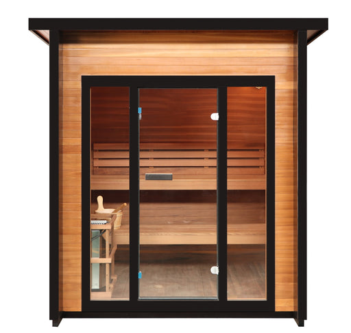 SunRay Cayman 4-Person Outdoor Traditional Sauna with 6kW Harvia Heater 400D7 - image 2