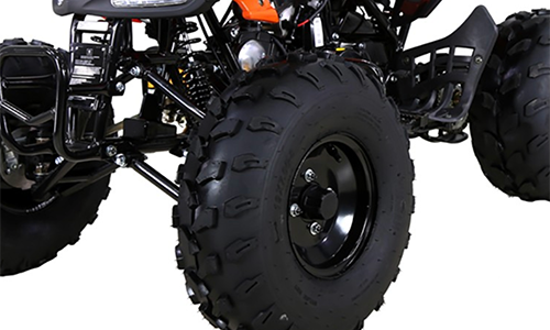 Tao Motor Cheetah G125 Race Style, 107cc Sport Model Ultra Quad - Fully Automatic with Reverse - 19" Tires. CA Legal