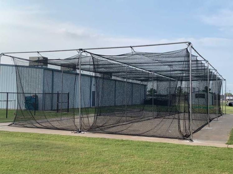 Cimarron 2 Commercial Stand Alone Double Wide Frame 72 X 30 12 Batting Cage Frames