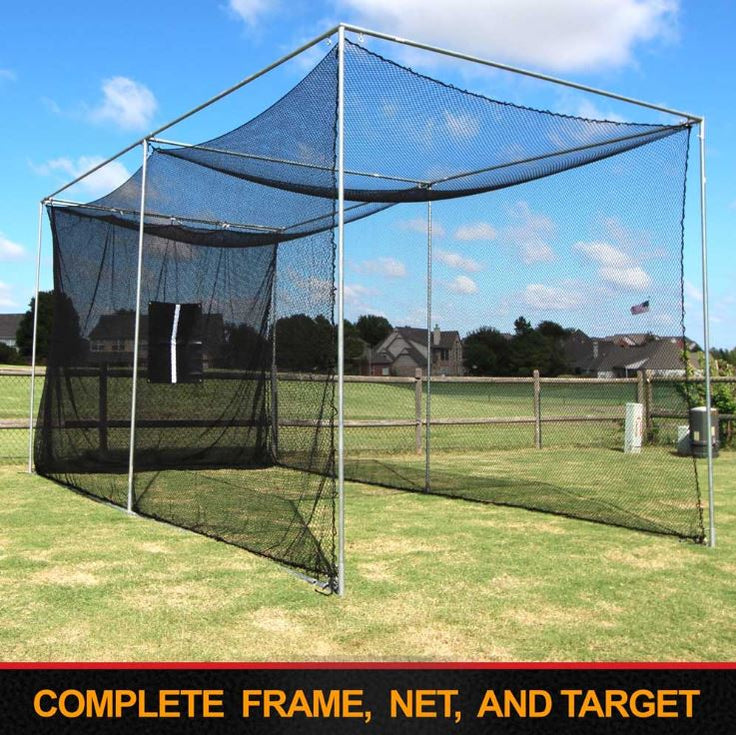 Cimarron 20x10x10 Masters Golf Net with Complete Frame - MAS20GNCF ...