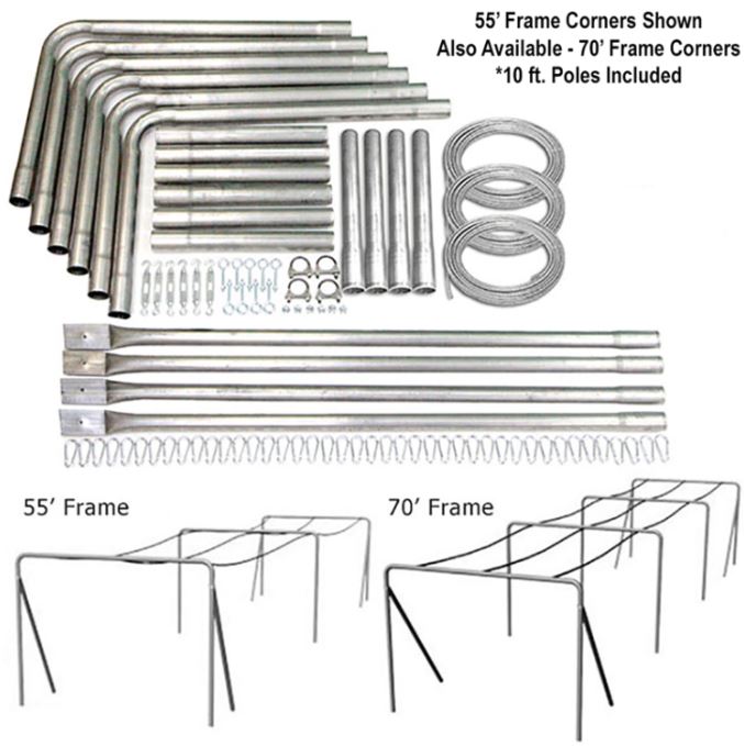 Cimarron 2 ¼ Complete Deluxe Commercial Frames Batting Cage