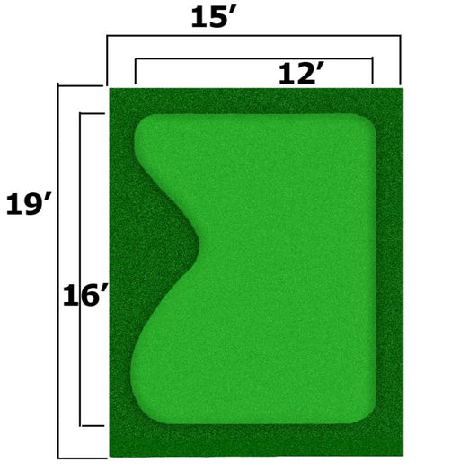 Cimarron Sports Complete Par Saver Putting Green With Best Cut Fringe 15X19