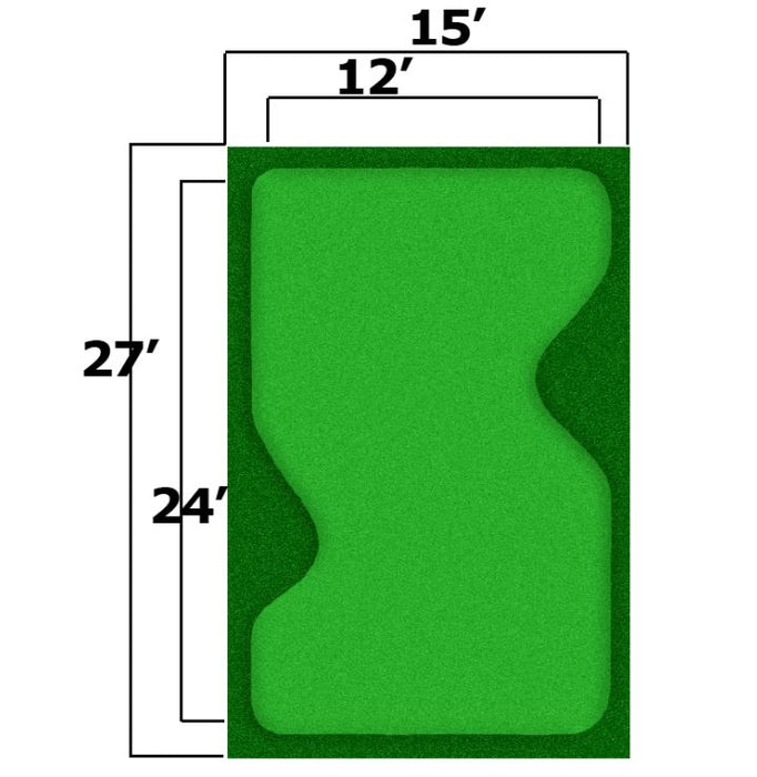 Cimarron Sports Complete Par Saver Putting Green With Best Cut Fringe 15X27