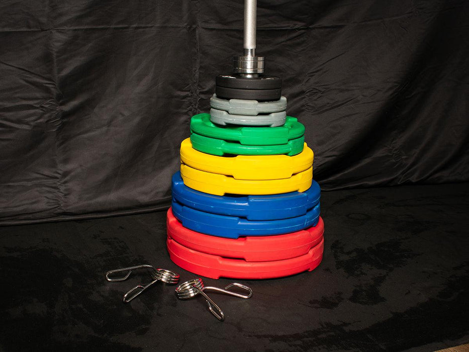 Muscle D Fitness RUBBER COATED COLORED OLYMPIC PLATES: Rubber Plates, per Pair - Muscle D Fitness - We... — additional view 12