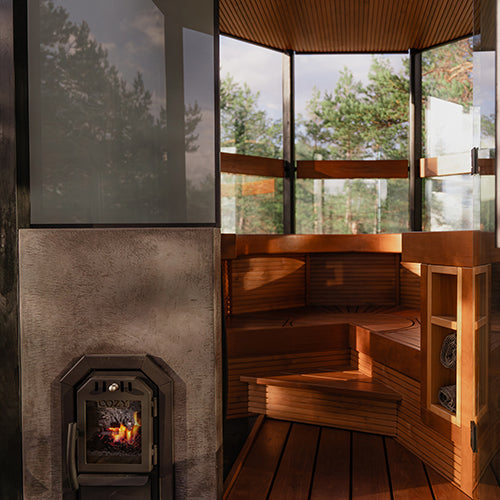Cozy Heat SW Thru-Wall Sauna Stove Wood-Burning Sauna Stove - image 5