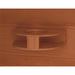 SunRay Saunas Evansport 2-Person Far Infrared Sauna HL200K2 — interior lighting