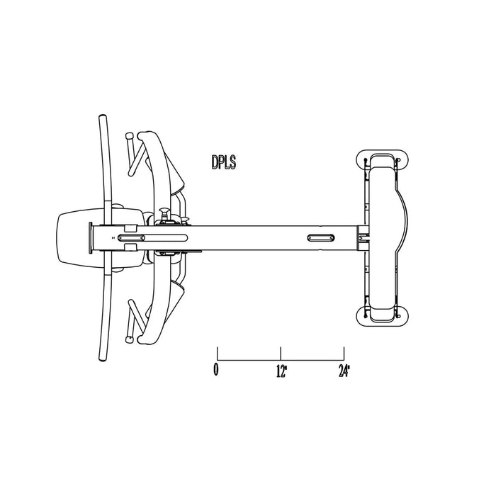 Body Solid DGYM Press Arm Lat Station 210lb. Stack - DPLSS