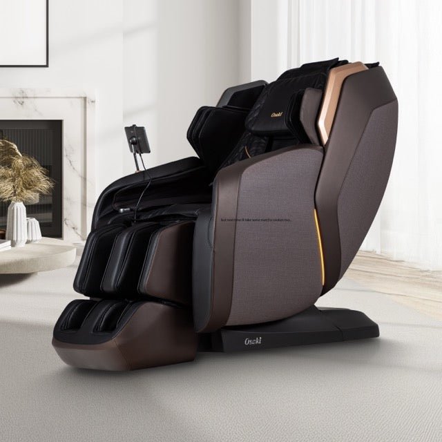 Osaki Duke XL 4D – 4D Massage Mechanism & Zero Gravity Recline reclined in zero-gravity position showing full body coverage
