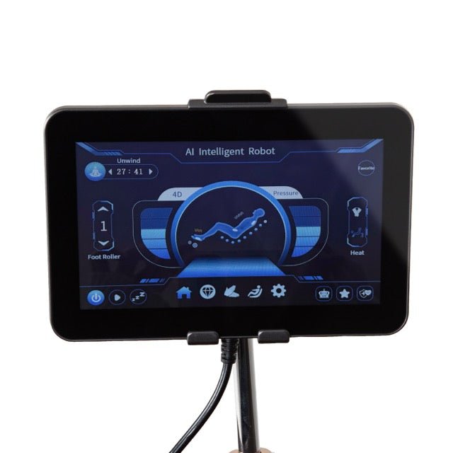 Osaki Duke XL 4D – 4D Massage Mechanism & Zero Gravity Recline massage program selection screen