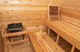 Dundalk Canadian Timber Luna White Cedar Outdoor Barrel Sauna - PrimeFair